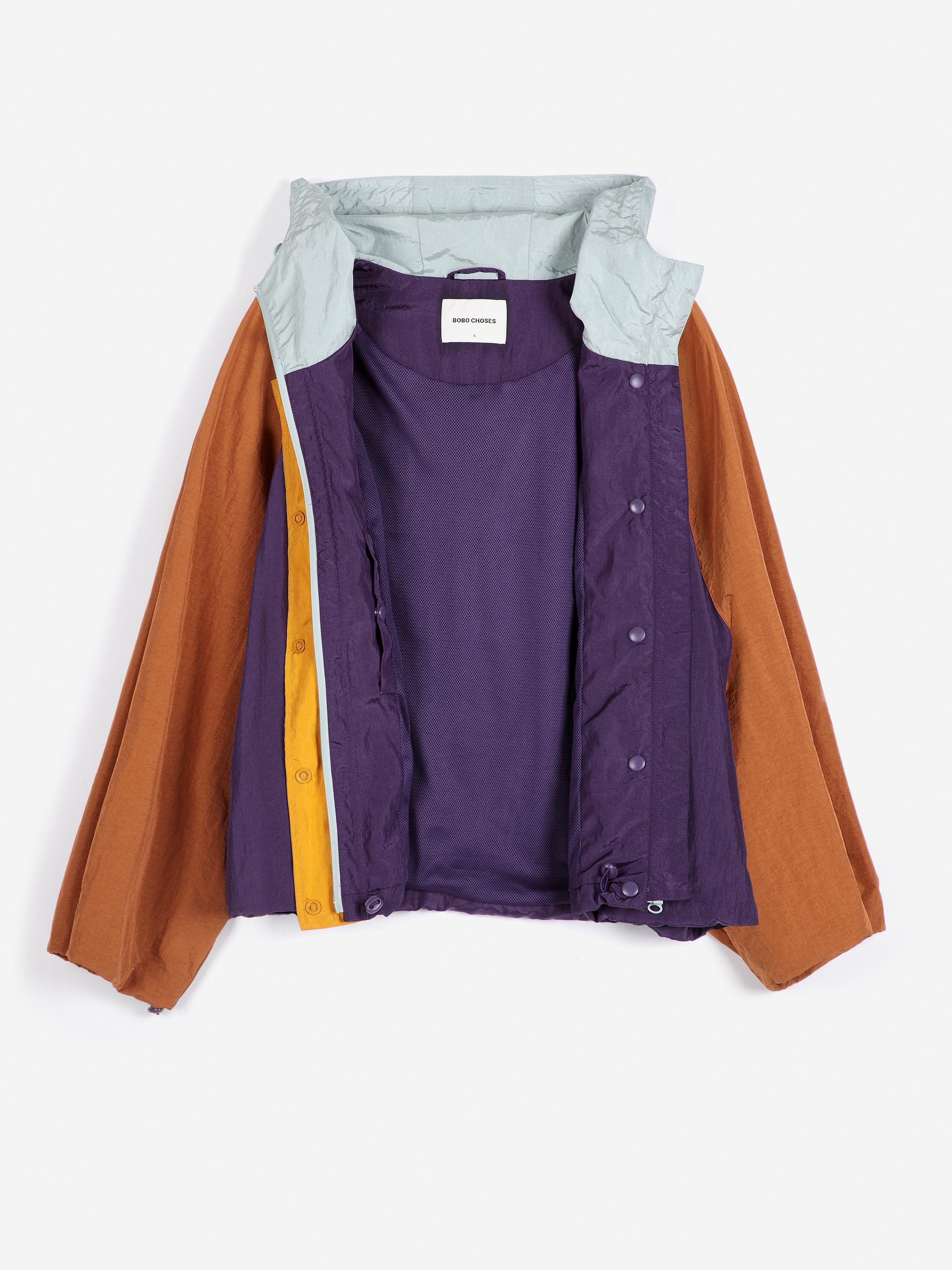 Bobo Choses Balloon Shiny Windstopper Brown Damen Windjacke multicolor braun